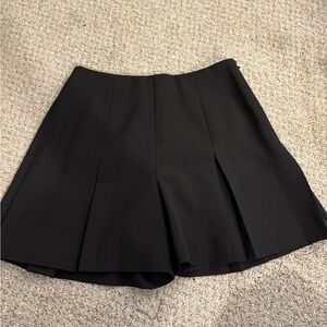 Milly Black Pleated Skort